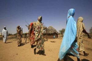 معاناة الناس في السودان