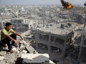 ویرانی و کشتار غیرنظامیان در غزه